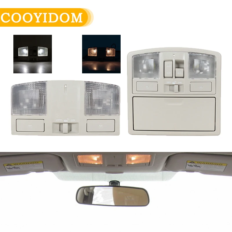 Front Reading Lamp Ceiling Light For Mazda 3 BL 2010-2013 Car Interior Roof Light Reading Lights Assembly With Sunroof Switch