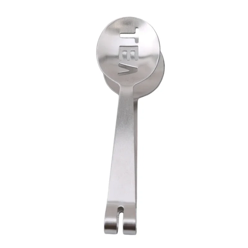 12.3/17CM Thicken Stainless Steel Tea Bag Clip Tongs Teabag Squeezer Strainer Holder Grip Spoon Mini Tea Leaf Anti-hot Clamp