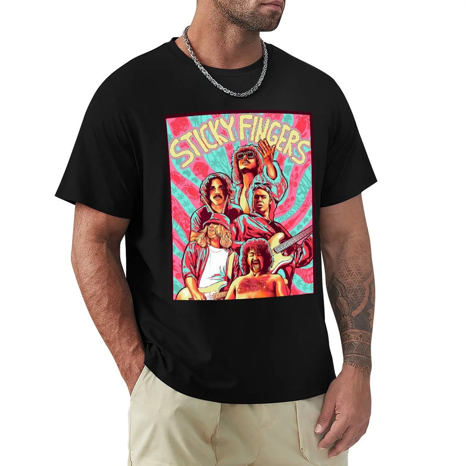 Sticky Fingers T-Shirt Worker Basic Short Sleeve Tee