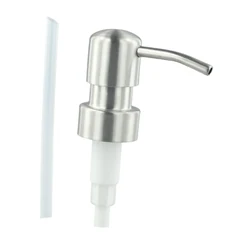 1PC Bathroom Liquid Lotion Soap Dispenser Pumps Head Handle Stainless Steel Pump Head For Hand Press Kitchen Dispenser Tube
