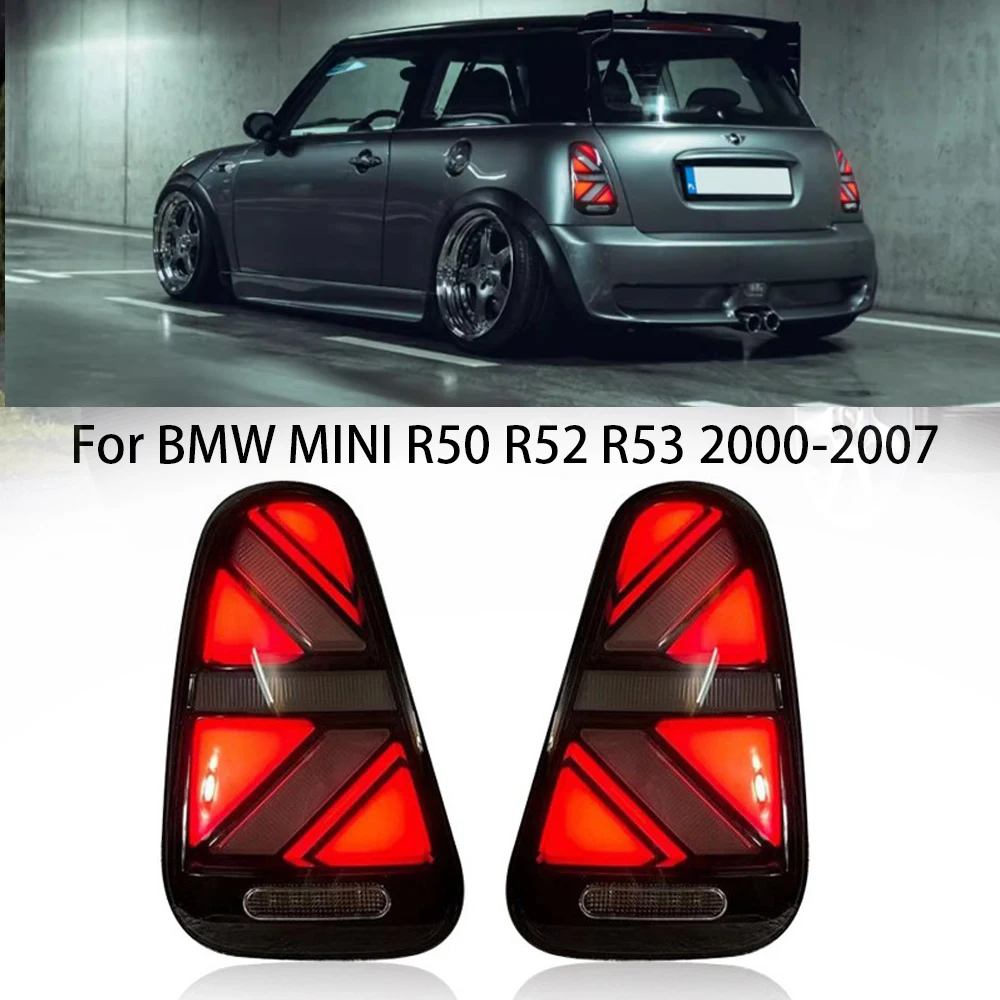 Car LED Taillight Tail Light For Mini R50 R52 R53 00-07 Cooper Rear Running Light + Brake Lamp + Reverse + Dynamic Turn Signal