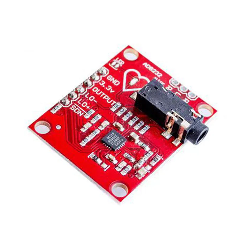 ECG AD8232 Pulse Heart ECG Kit Compatible with Duinofun Dev Boards