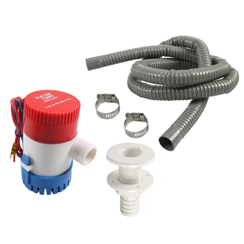 

Marine Bilge Pump, 12 V Submersible Marine Bilge Pump, Float Switch, With Marine Through Hull Connector