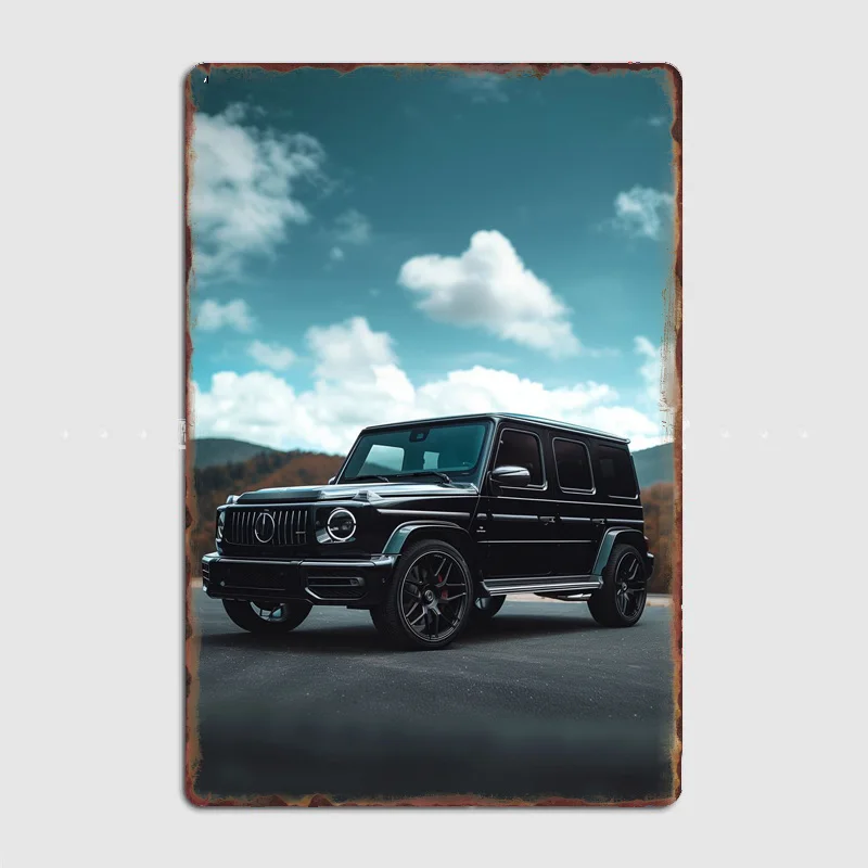 Luxury Classic Car SUV G500 G63 G Class Retro Poster Metal Sign Garage Car Club Bar Indoor Wall Decor Room Decoration Home Decor