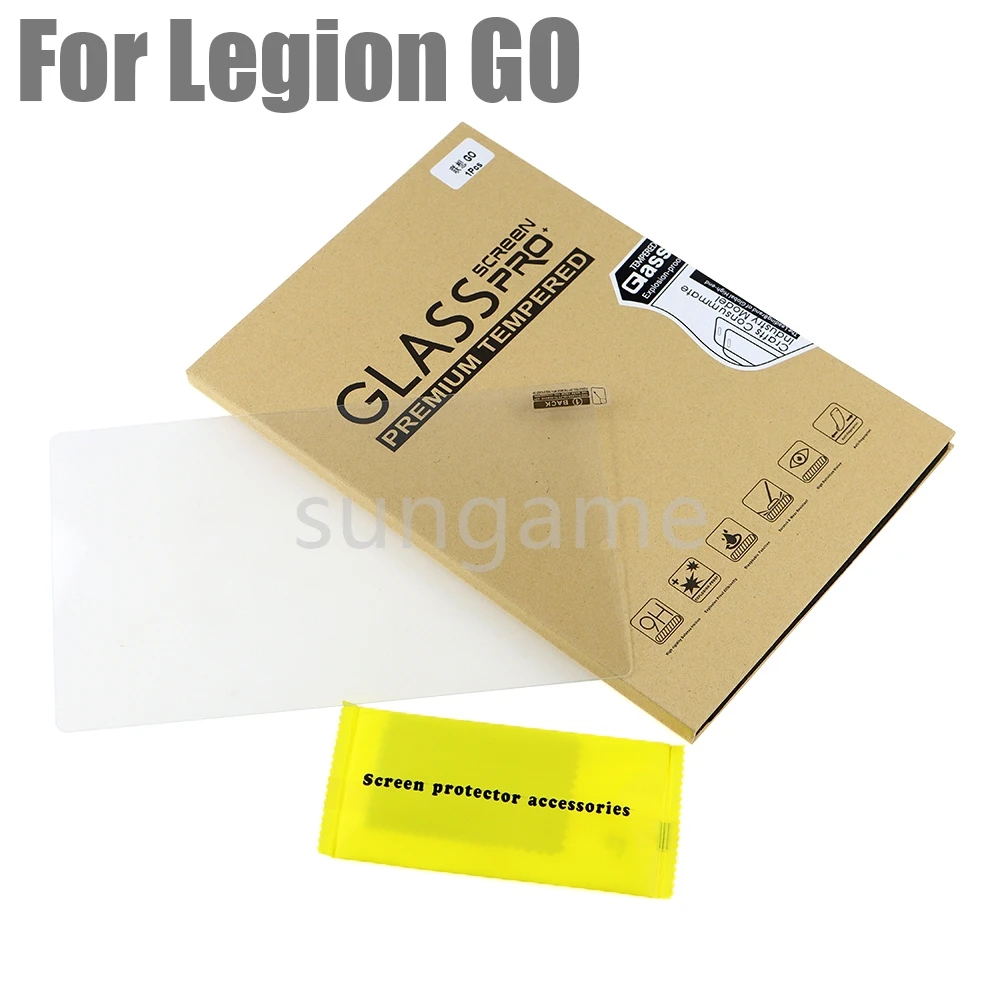 8sets For Lenovo Legion Go Protective Tempered Glass Screen Protector Film Replacement Parts