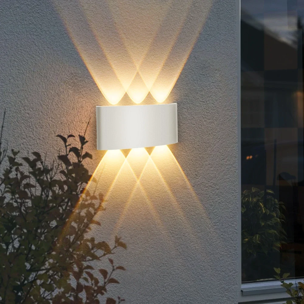 

Wall Lamp IP65 Waterproof Led Wall Light Home Decor Led Sconce Lamp 2W 4W 6W 8W 12W Wall Lighting For Yard Bedroom Bedside Foyer