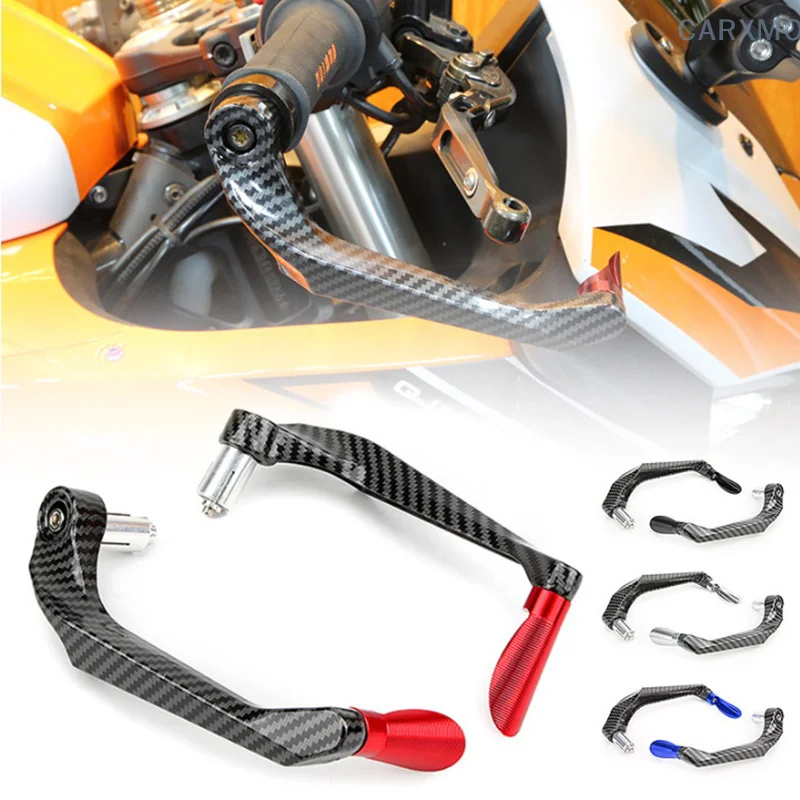 Motorcycle Aluminum Alloy Handlebar Brake Clutch Lever Hand Guard Protector Modification Accessories Handguard