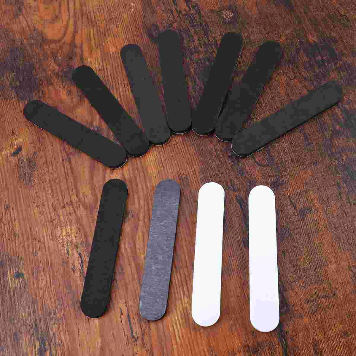10 Pcs EVA Hat Size Reducer Saver Black Headband Adhesive Tape Sticker Man Child White Out