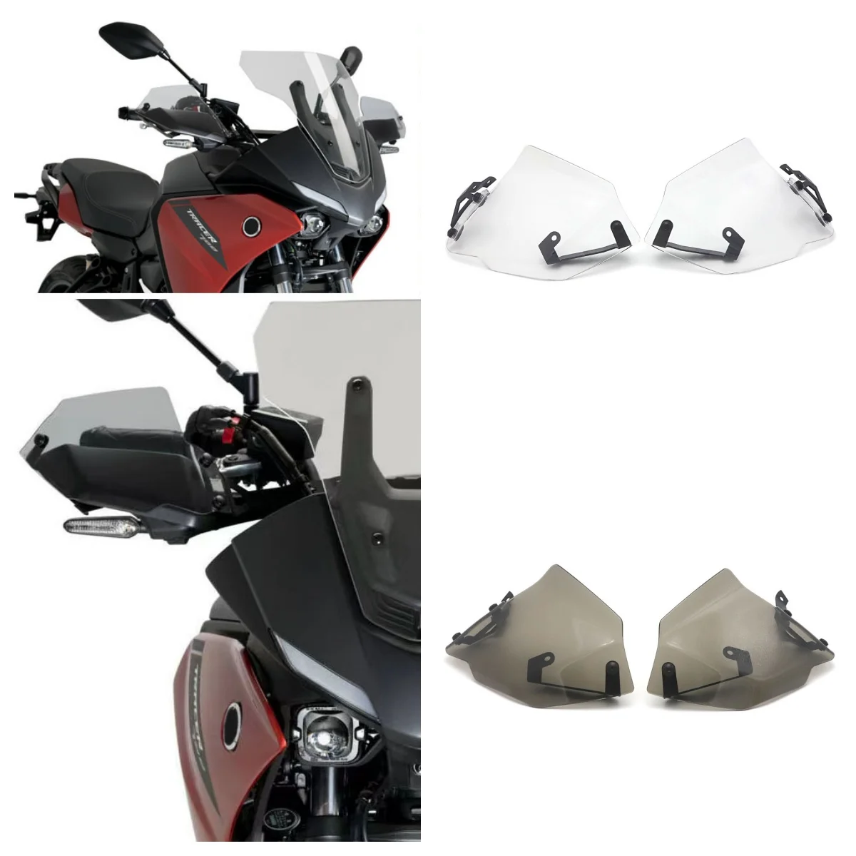 For Yamaha TRACER 700 GT Tracer 7 GT 2020 2021 Motorcycle ABS Hand Guard Shield Handguard Cover Side Panels Handlebar Protection