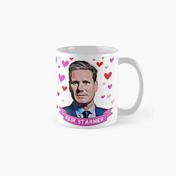 Labour Leader Keir Starmer Appreciation  Mug Image Tea Simple Coffee Printed Gifts Picture Cup Handle Round Drinkware Photo