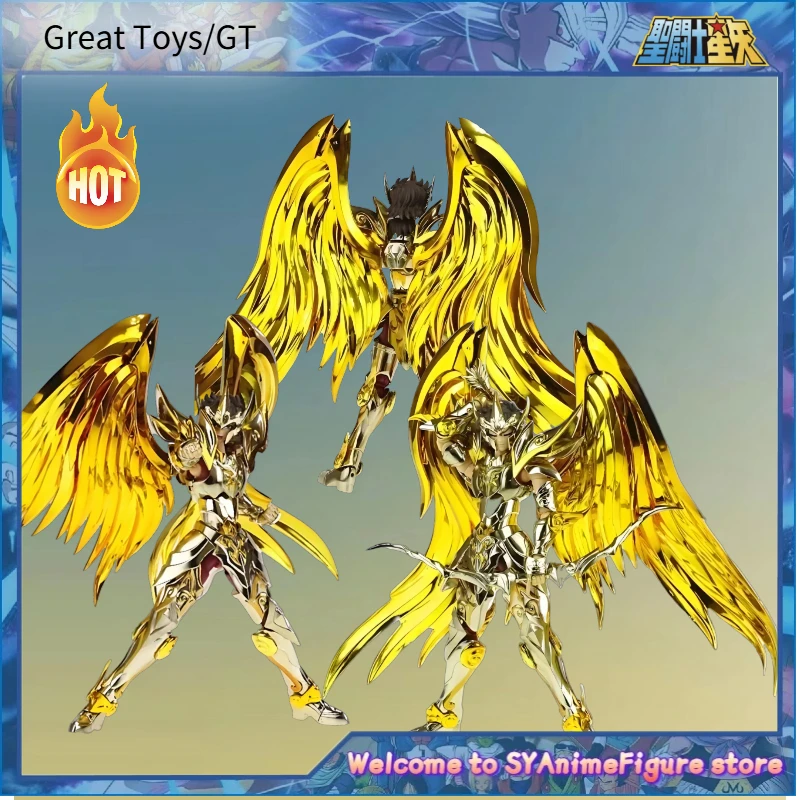 In Stock Great Toys/GT Agittarius Aiolos SOG Saint Seiya Myth Cloth EX SGold Knights Zodiac Metal Armor Anime Action Figure Toys