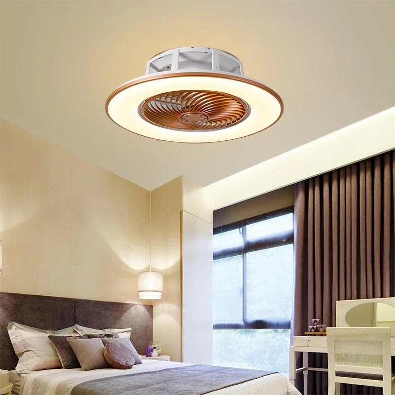 modern LED lighting remote control chandelier Ceiling Flush Mounted Ceiling Fans With Light Illumination bedroom livingroom lamp