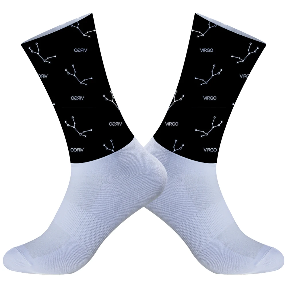 Chaussettes de compression coordonnantes pour vélo, accessoire de sport professionnel, nouvelle collection été 2024