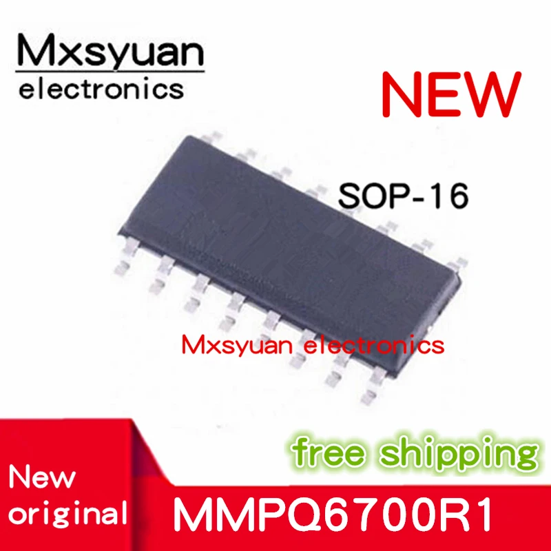 10pcs~100pcs/lot MMPQ6700 MMPQ6700R1 6700 SOP-16 New original Quad NPN & PNP General Purpose Amplifier