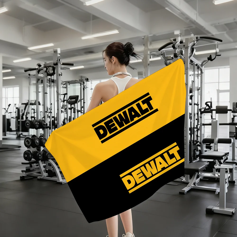Fashion Tool Logo Cool Towel Shower Sauna Travel Spa Quick Dry Gym Accessories Soft D-DeWalt-S Large Beach Towels