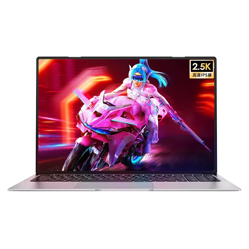 Ordinateur portable fin et léger, écran tactile 4K de 16 pouces, netbook pour le bureau et les jeux, ordinateur portable pas cher