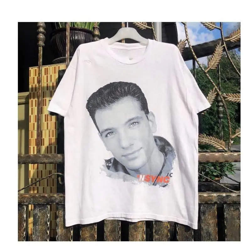 

Vintage Jc Chasez Nsync 90S Boy T Shirt White S 5Xl