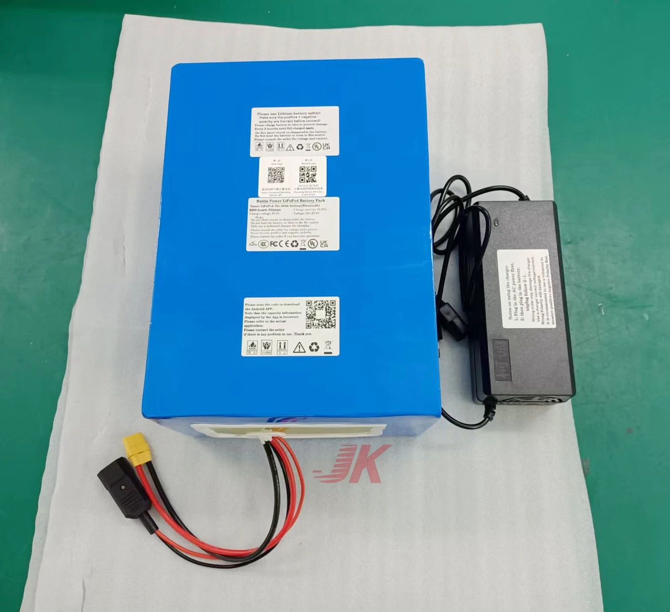 Lifepo4 72V 50Ah 40Ah 80Ah 60Ah Lithium Battery for 1000W 2000W 3KW Tractor Golf Cart Two Wheeler Vehicle tricycle