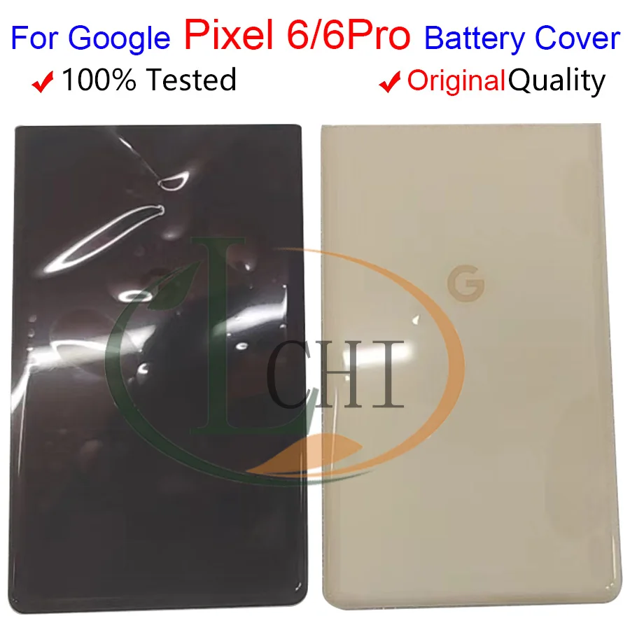 For Google Pixel 6 Pro Pixel6 Back Battery Cover Glass Panel Rear Housing Door Case Replacement GB7N6 G9S9B16 GLUOG G8VOU