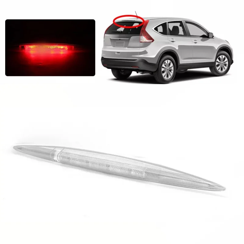 سيارة الخلفية عالية المستوى 3rd الثالث الفرامل الذيل ضوء مصباح إشارة أضواء الفرامل الإضافية لهوندا CR-V CRV 2012-2016 واضح المملكة المتحدة #5