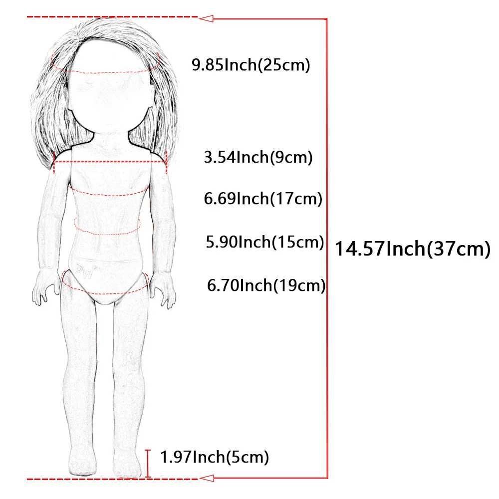 14.5inch Wellie Wisher 32-34Cm Paola Reina Doll Clothes Dress Princess Veil Kawaii Floral Print Dolls Accessories,Christmas Gift
