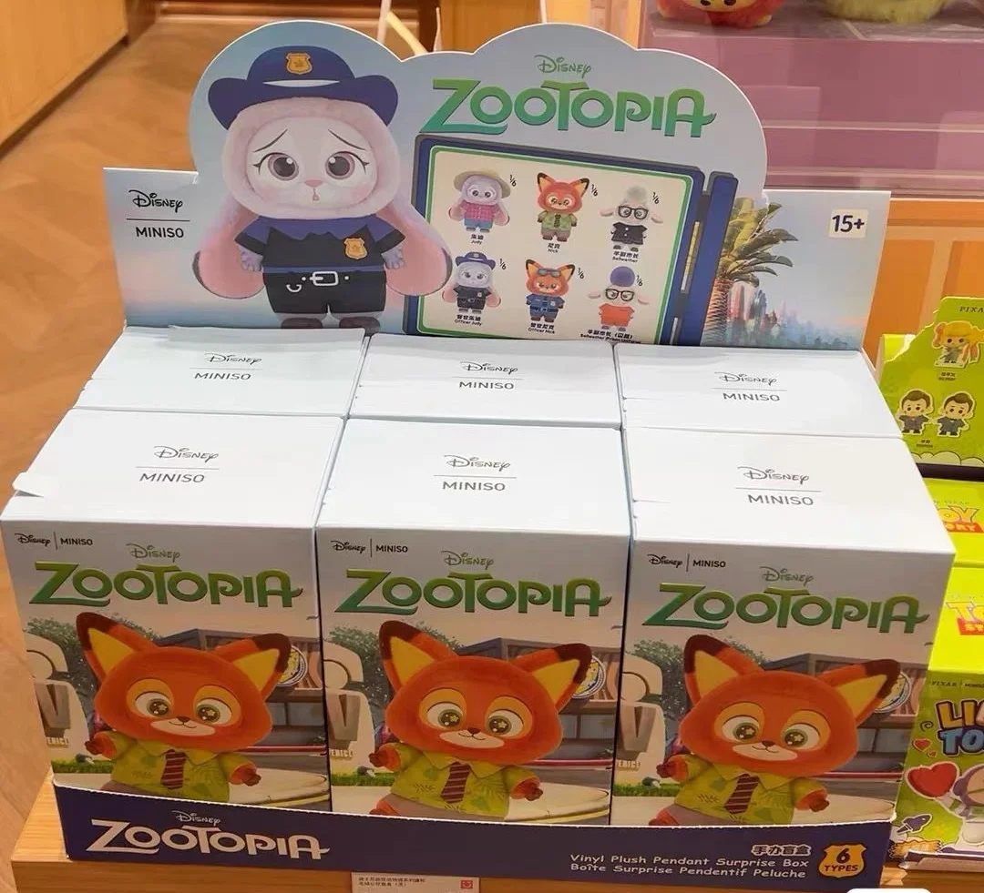 

Новинка 2024 года, в наличии, фигурка Disney Zootopia Judy Rabbit/Nick Fox/Sheep Mayor, аниме-игрушка, загадочная модель, коллекция слепая коробка