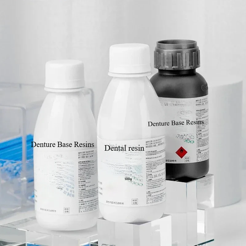 Dental Resin Cured Denture Base Materials Powder Self/Heat  Lab Technician Laboratory Products Self-coagulating Basical Repair