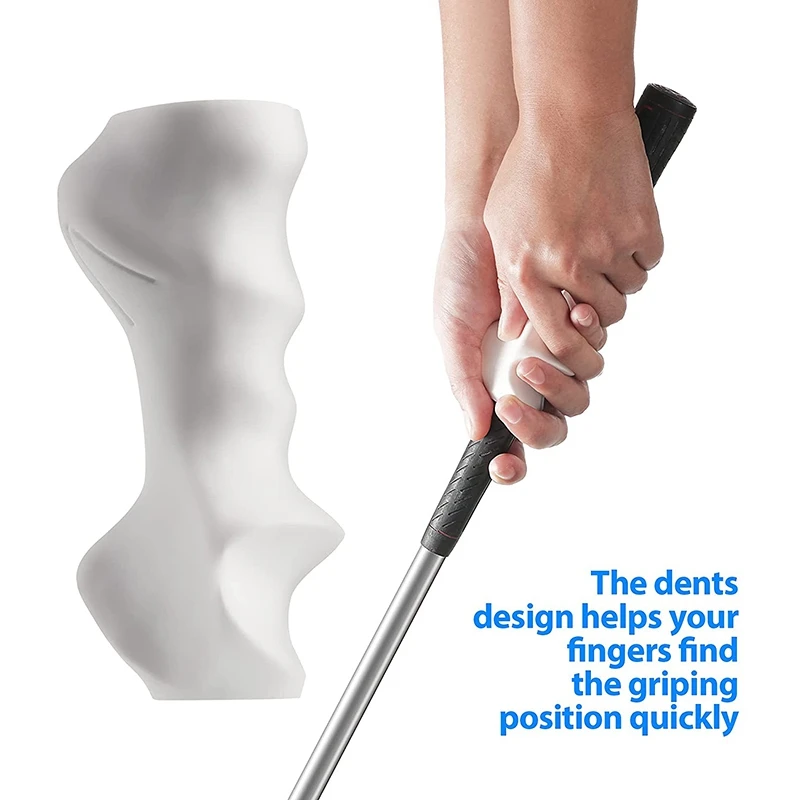 Golf Swing Training Aid, Golf Grip Swing Trainer Attachment, Hand Positioning Improving Accessories