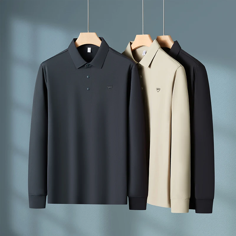 

Men's plus Size Comfortable Casual Long Sve Fce Lined irt Warm Breathable Loose Fit Autumn Winter T-irt