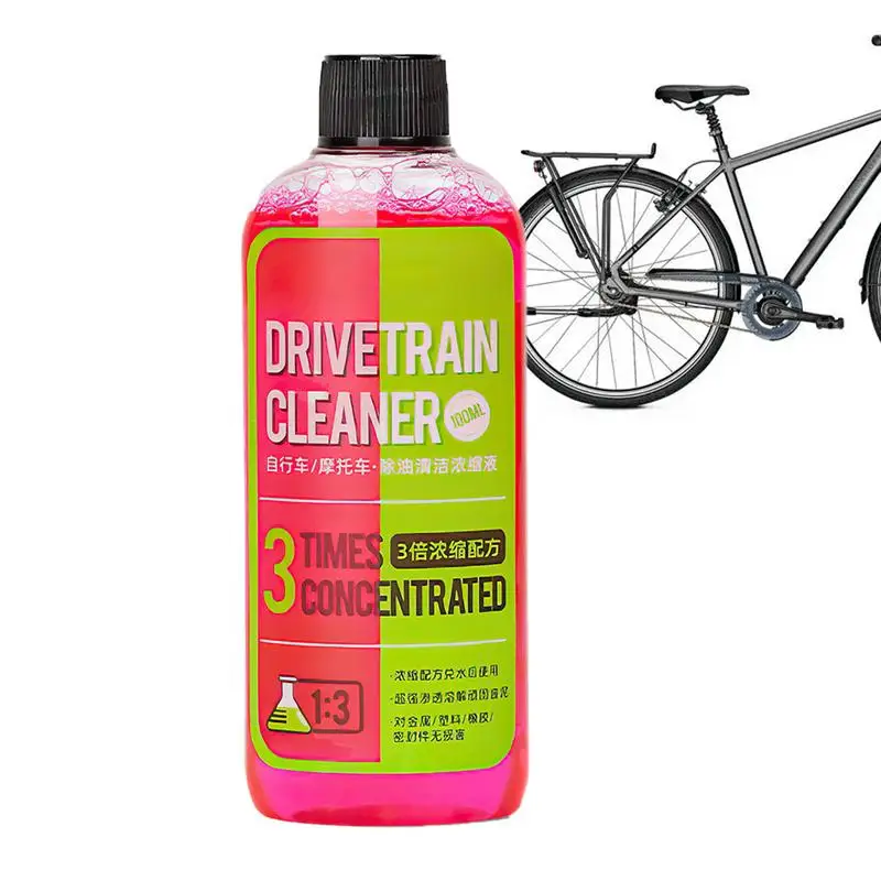100ml Bike Drivetrain Cleaner Bicycle Chain Cleaning Maintenance Liquid Degreaser Spray Bike Chain Cleaner Bicycle Accessories