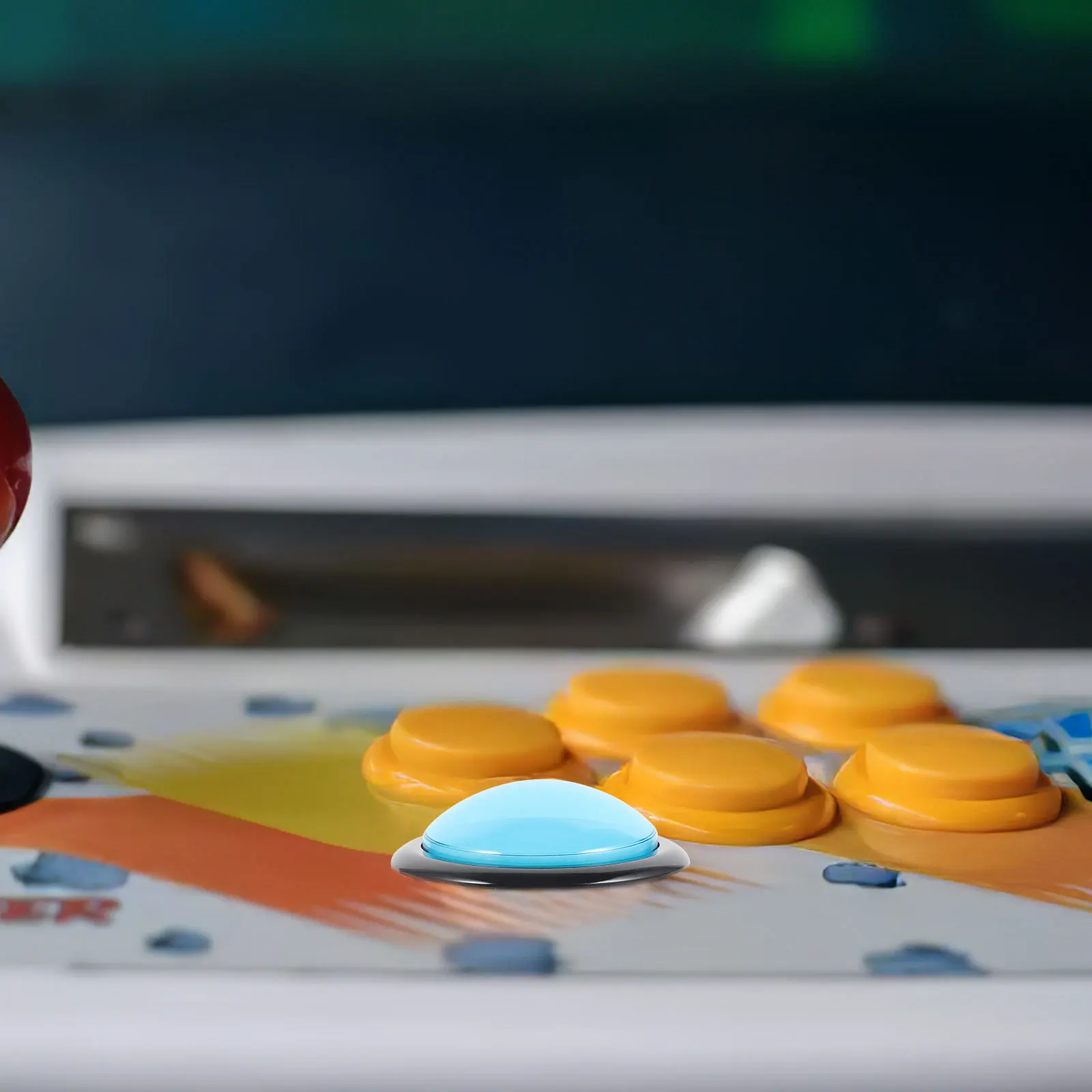 زر اللعبة، زر ضغط LED، بديل متين لملحقات آلة الألعاب، الأدوات المنزلية، الأدوات المنزلية #5