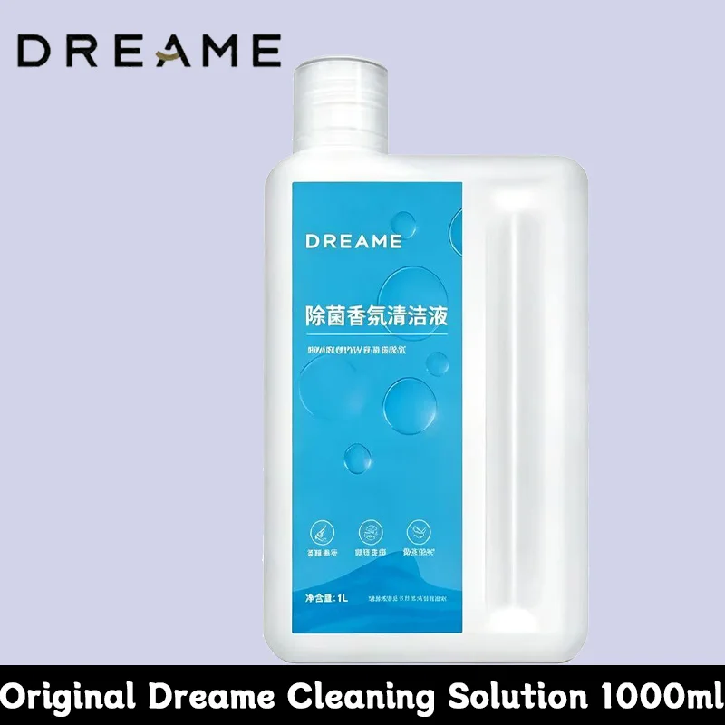 Original Dreame Floor Cleaning Liquid 1L for X50 Ultra/X40 Ultra/X30 Ultra/X60 Ultra/H12 Pro Vacuum Cleaner Replacement Solution