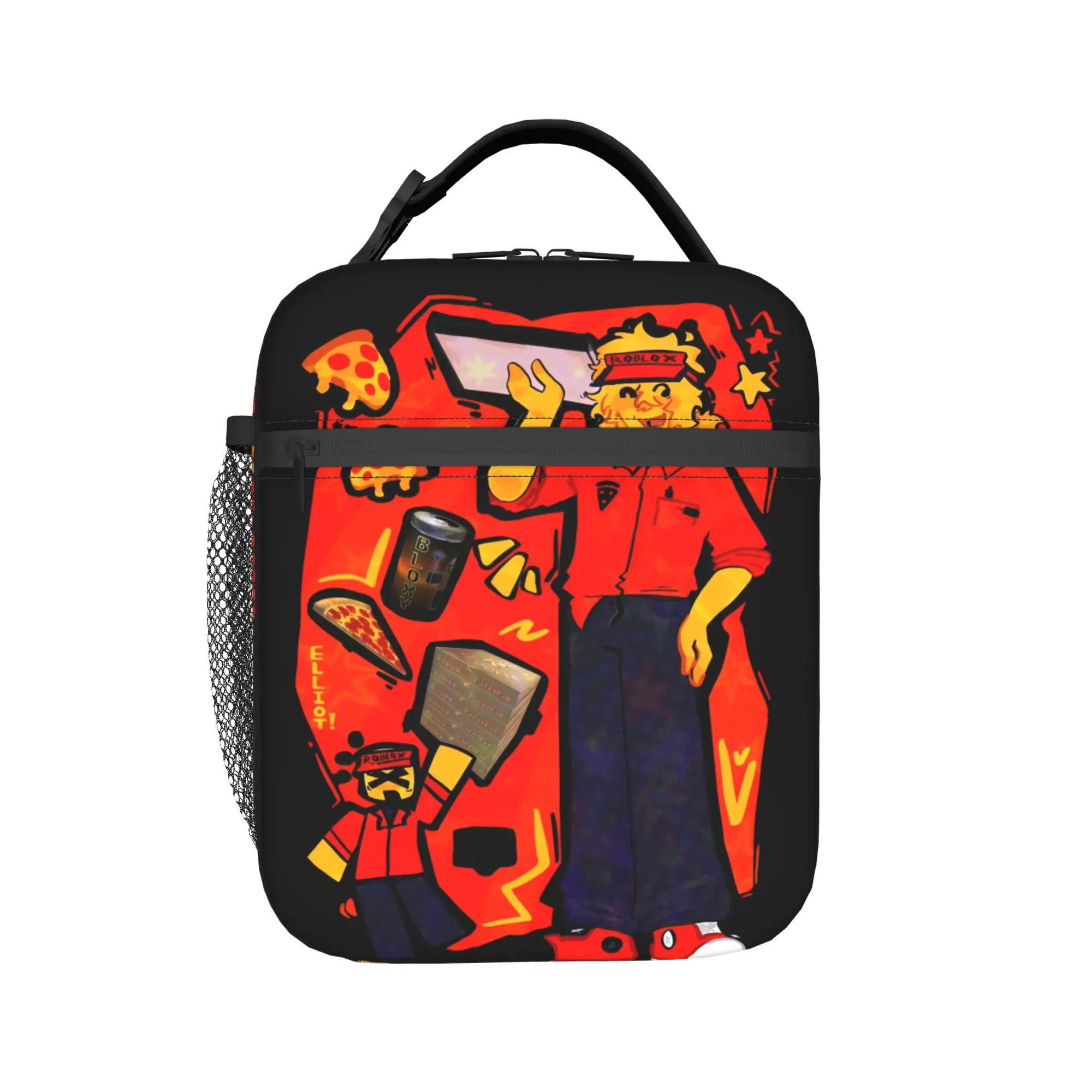Forsakens ELLIOT Insulated Lunch Bags Portable Lunch Container Thermal Bag Tote Lunch Box Work  Travel Bento Pouch