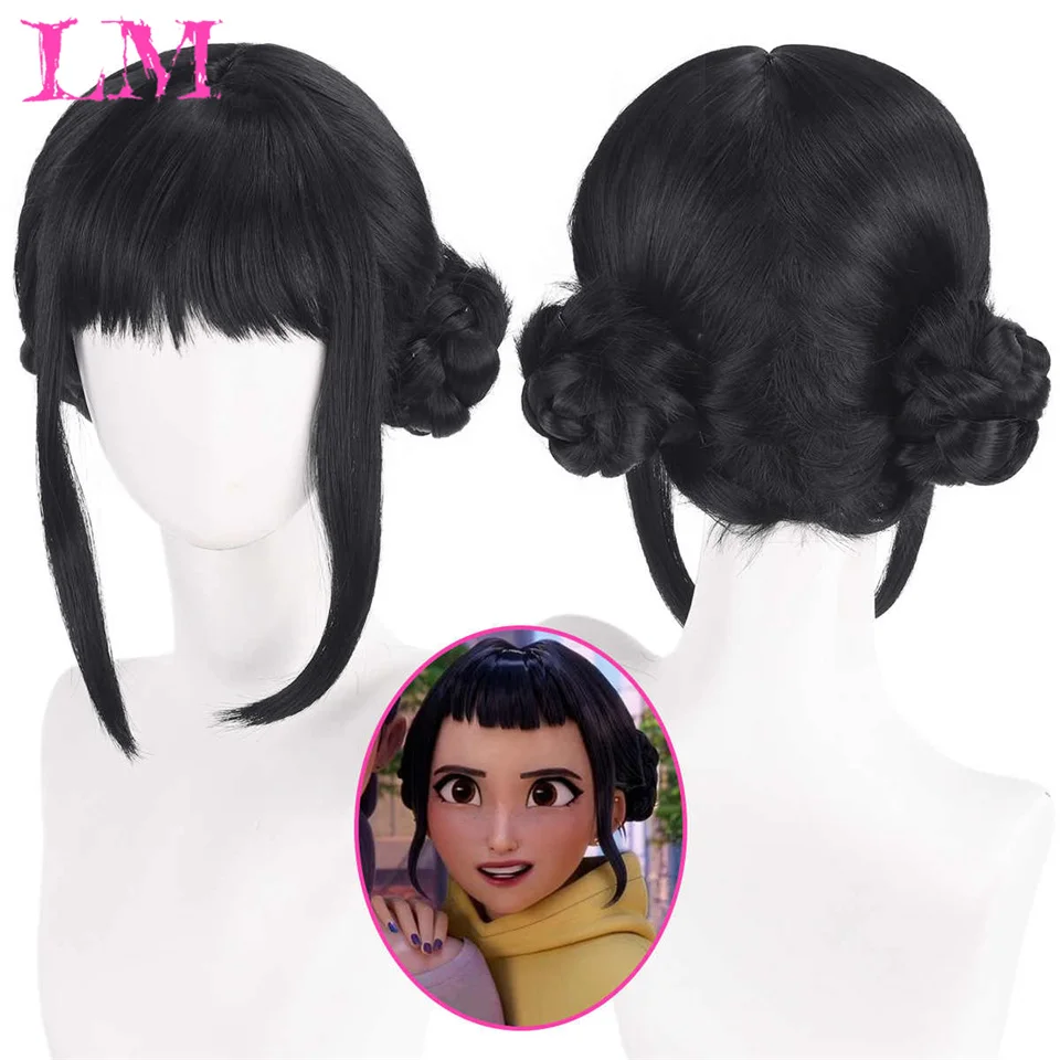 

LM Bob Short Wig with Bangs for Women High Temperature Fiber Synthetic Versatile Fashion Wig for Daily Wear