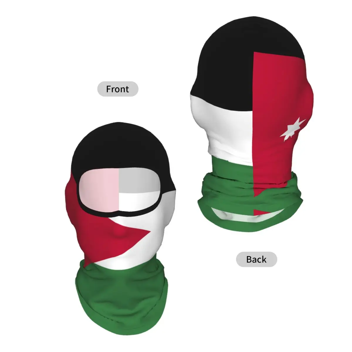 Jordan Flag Outdoor Cool Sunscreen Motorcycle Face Mask Moto Biker Wind Cap Mask Stopper Windproof Bicycle Cycling Headgear - view 5