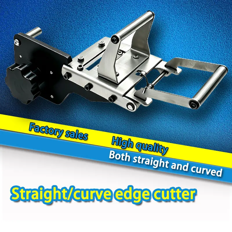New Edge Banding Cutter Woodworking Curved/Straight Dual Purpose Quick Edge Banding Trimmer Carpentry PVC Edge Band Cutting Tool