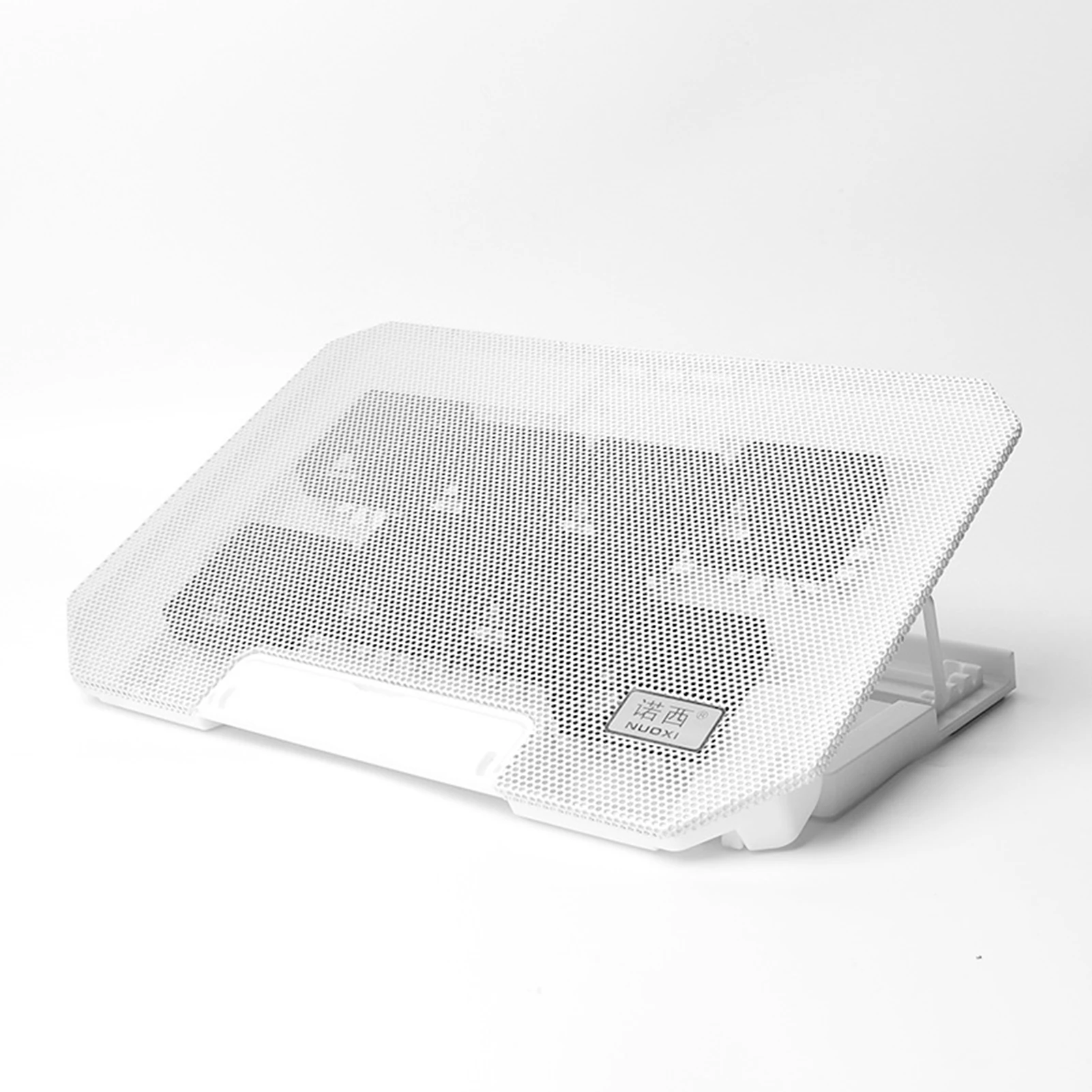 

High Efficiency Laptop Cooling Fan Pad Suitable For 10-15.6 Inch Laptops With 4 Height Adjustable Fan Strength And Two Usb Ports