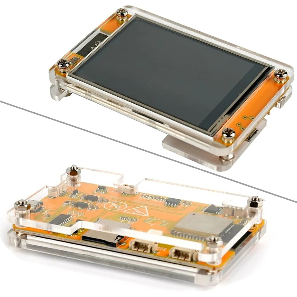 Imagem -02 - Placa Resistive do Desenvolvimento do Módulo do Tft Lcd do Écran Sensível Caixa Acrílica Exposição Ili9341 do Esp322432s028r Esp32 Esp-wroom32 28