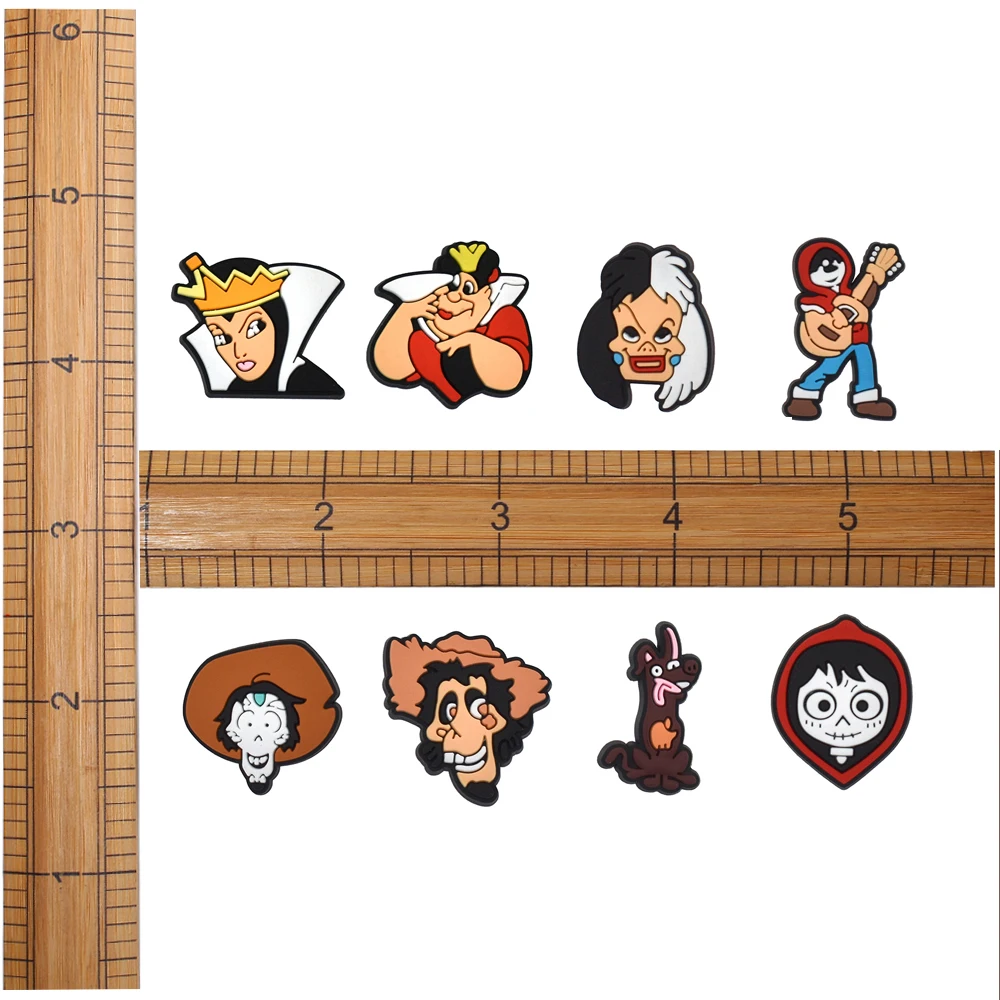 1-24Pcs NEW Cartoon Coco Series PVC shoe Accessories DIY Multiple choice Detachable Waterproof PVC Shoe Decorations Kids Giftsts