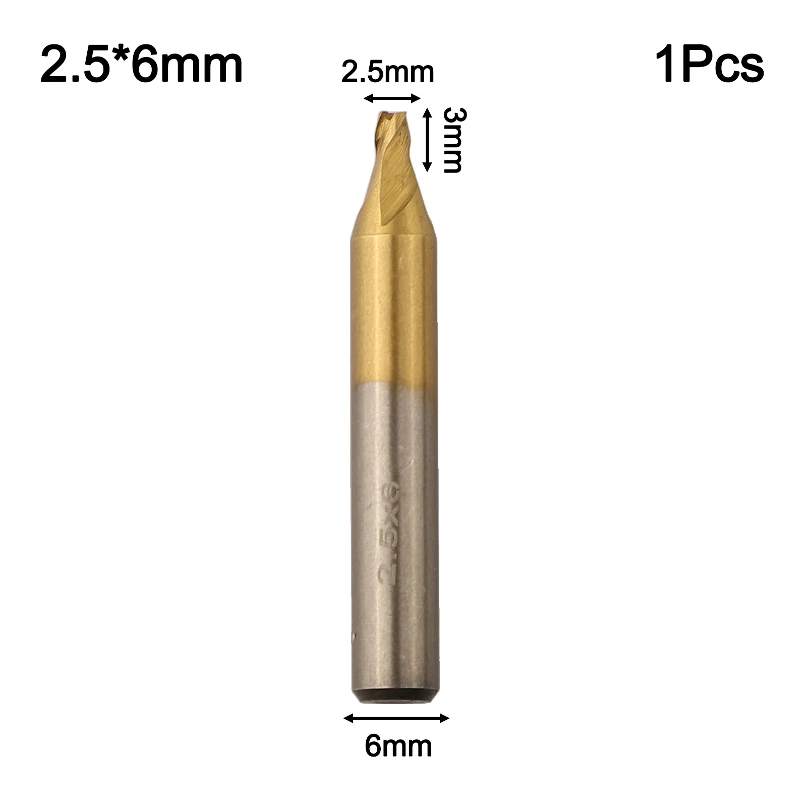 Tagliachiavi con gambo da 6 mm Lavorazione di precisione Varie dimensioni disponibili Strumento resistente all'usura Fresa di alta qualità