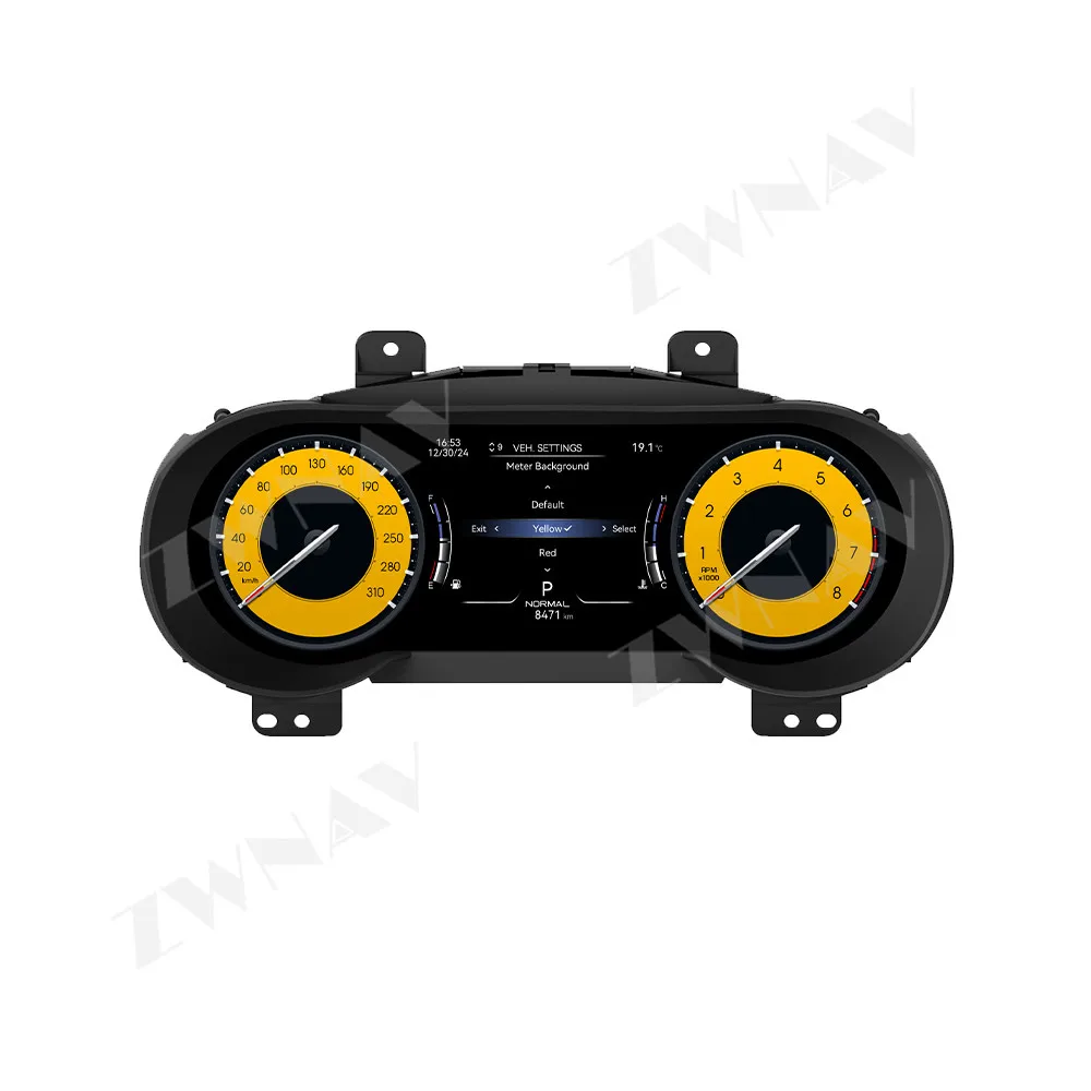 

ZWNAV For Maserati Ghibli 2014－2023 Speedometer Car LCD Digital Cluster Virtual Cockpit Dashboard Instrument Panel