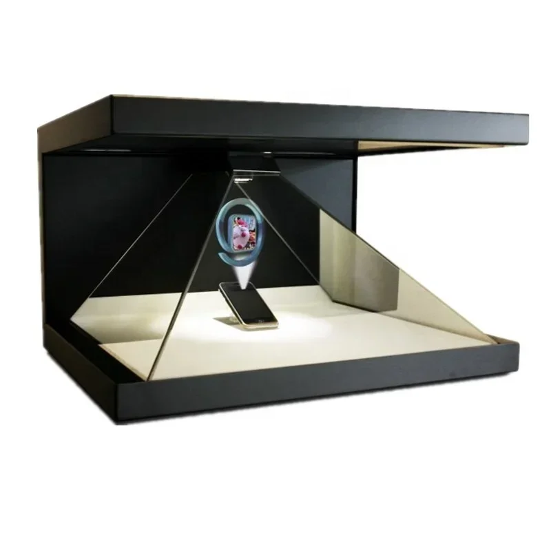 

270 degree 3D Hologram Display Full HD,Holo Box Display ,Holographic Display 3D Pyramid Showcase