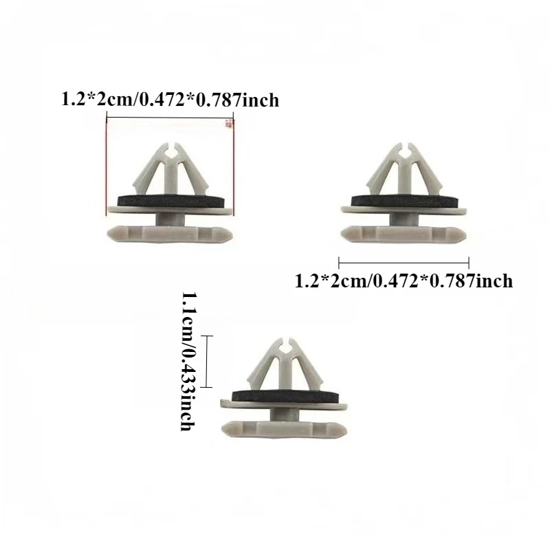 Car Door Sill Decorative Panel Clip Wheel Arch Decorative Panel Buckle for Chrysler Jeep GMC Buick Cadillac Chevrolet