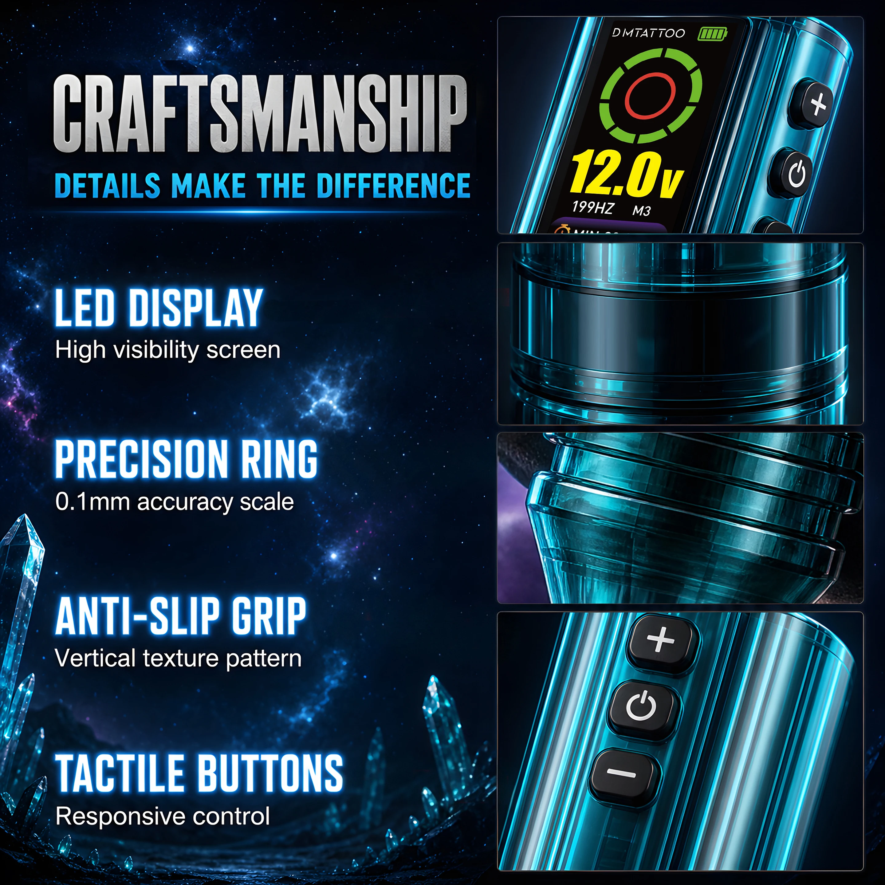 DM Wireless Tattoo Machine Kit - Transfer Pen Ink 评论和价格