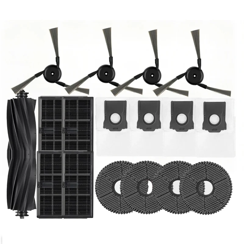 9M-для Dreame Bot X40 Pro/X40 Ultra/S30 Pro Ultra основная боковая щетка Hepa фильтр швабра тканевые мешки для пыли запасные части