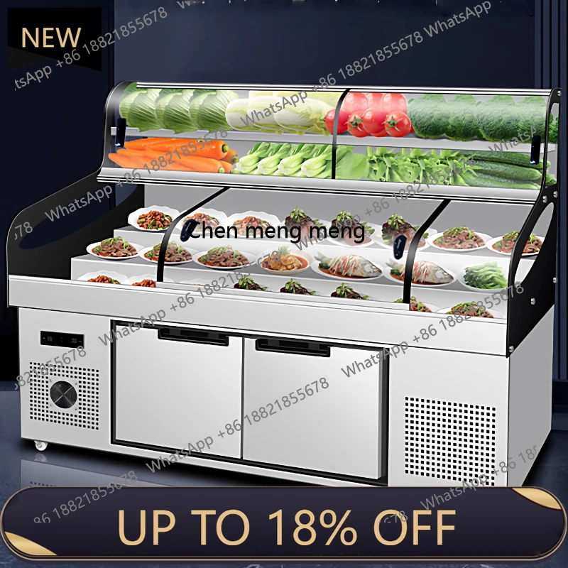 

Z189 Five or six steps display cooked food, cold dishes, a la carte, seafood, refrigerated, refrigerated, and commercial ice t