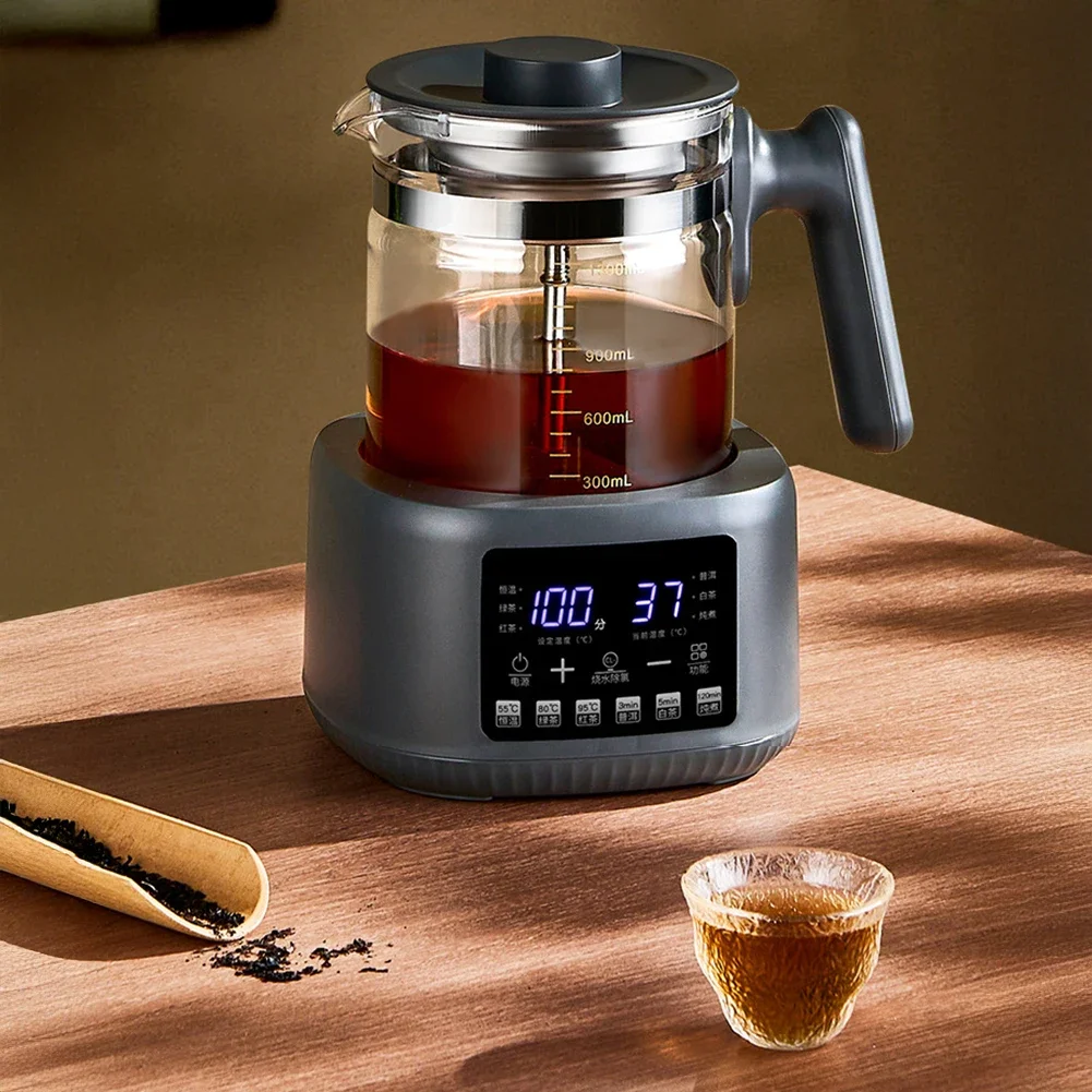 ماكينة صنع الشاي بالبخار أوتوماتيكية بالكامل، إبريق شاي كهربائي حديث، تحكم ذكي في درجة الحرارة، مجموعة تحضير الشاي المنزلية لسطح المكتب #2