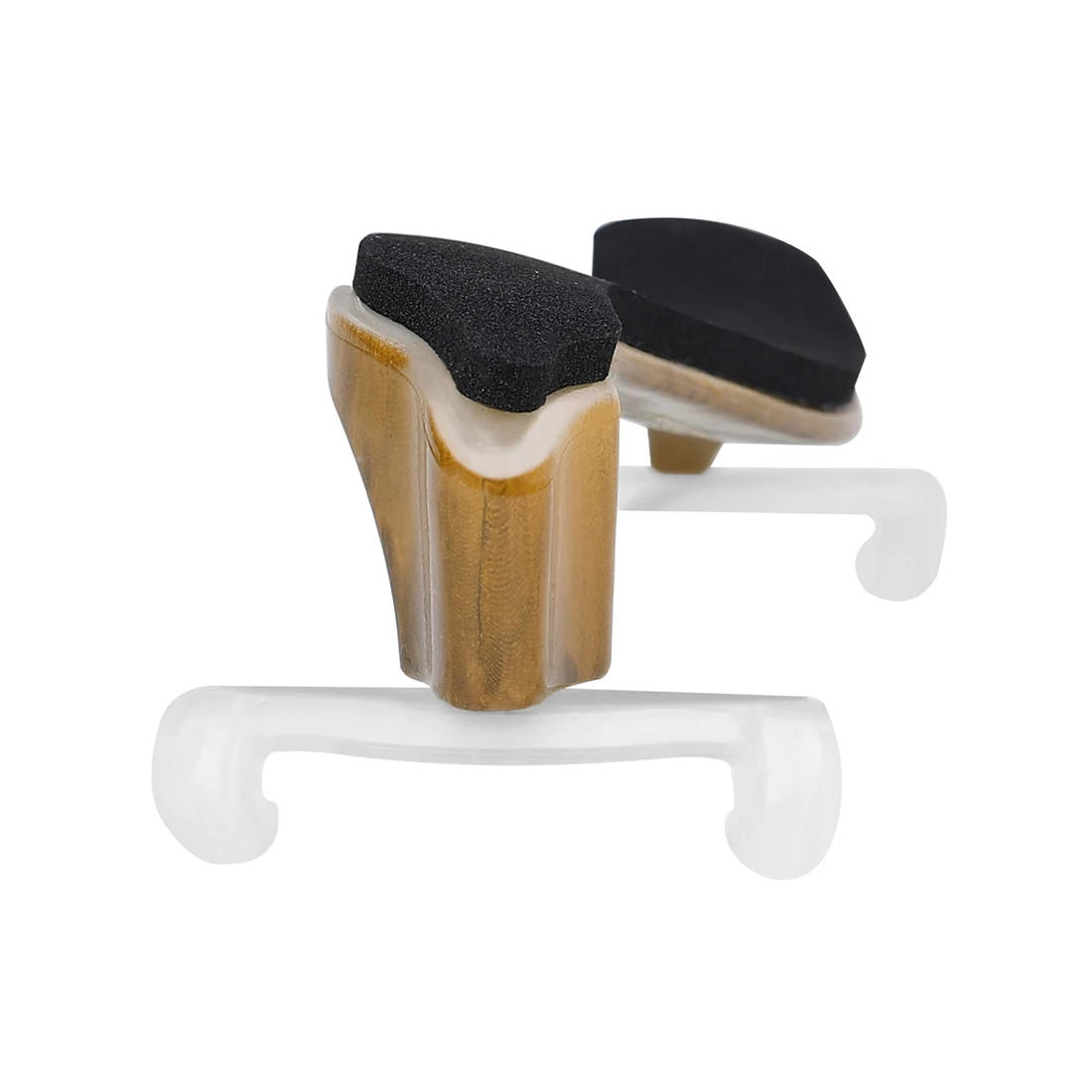 4/4-4/3 Universal Violin Shoulder Rest Thickened Soft Sponge Pad Multi-Adjustable Shoulder Rest with Wipe Cloth Violin Accessory