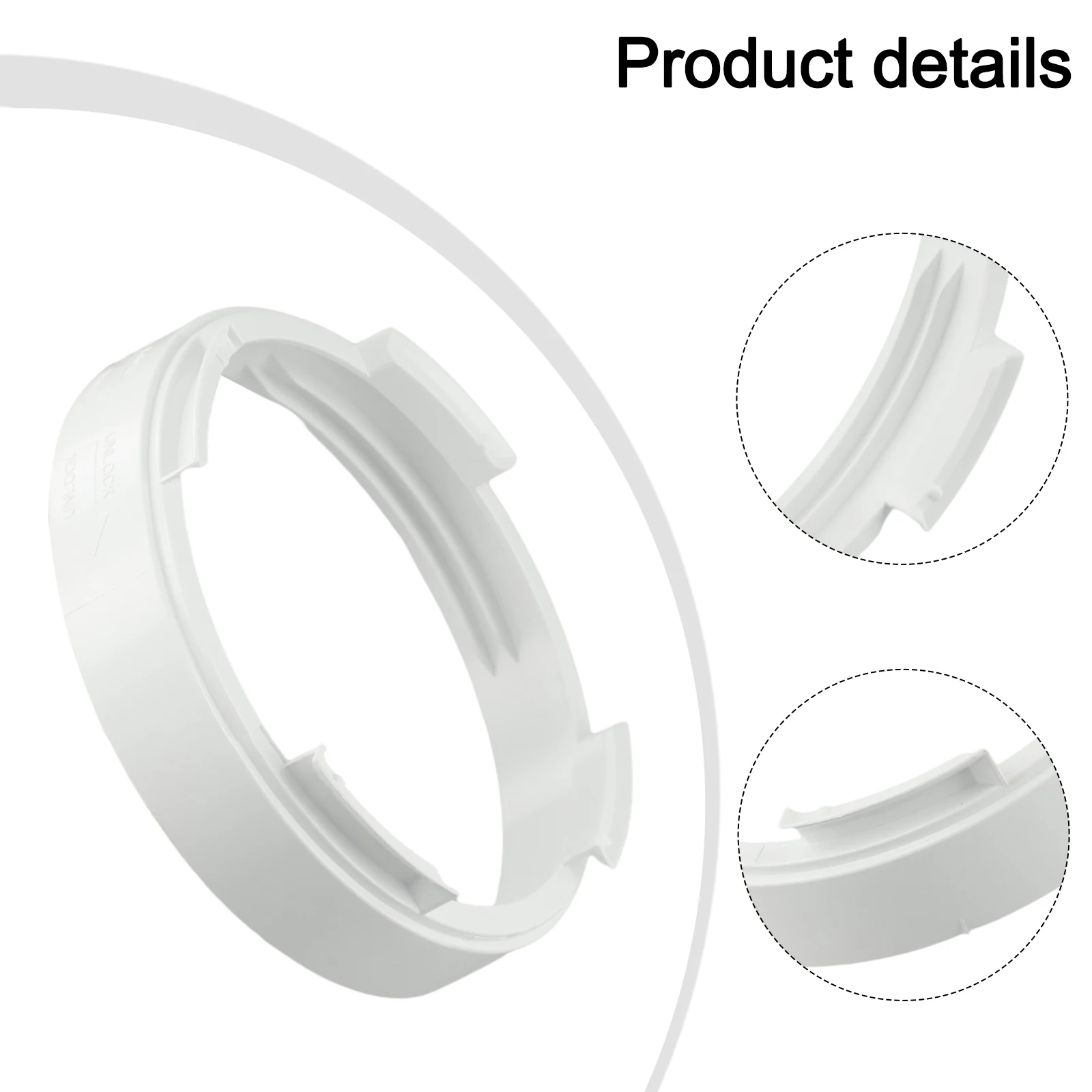 1pc Exhaust Duct Interface For Haier Mobile Air Conditioning Connector Adapter Air Conditioning Replacement Parts