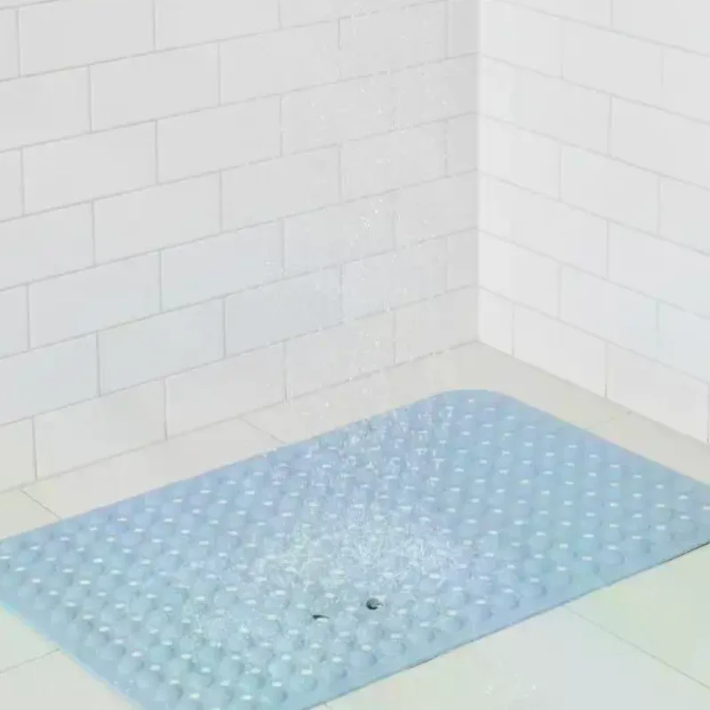Bath Mat Non Slip Extra Large Thickened with Suction Cups Drain Holes Perfect for Guest Bathroom Shower Tub